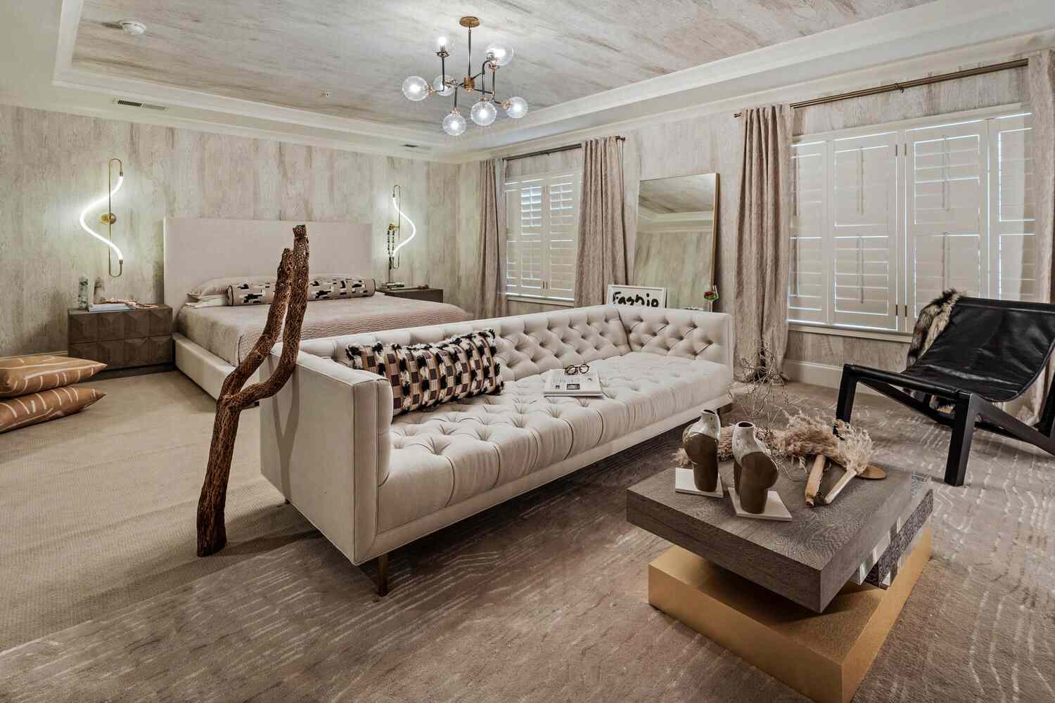 《福布斯》主打中性大卧室