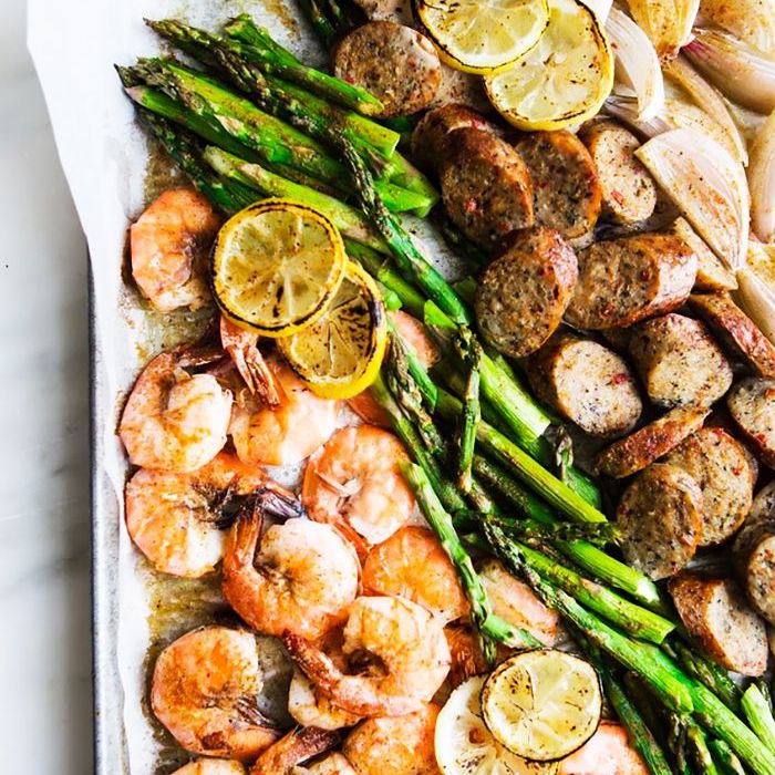 虾仁香肠锅子晚餐