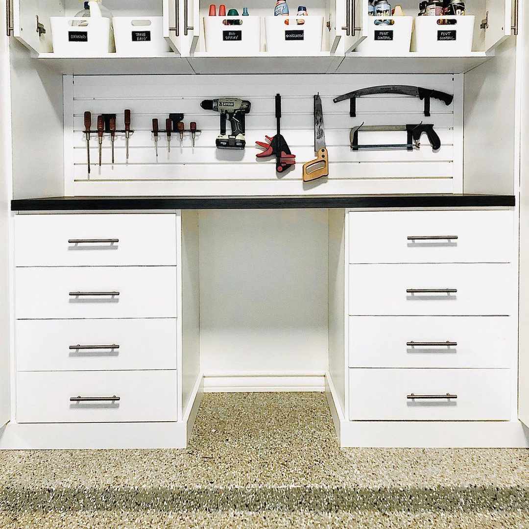 如何油漆车库楼工作站