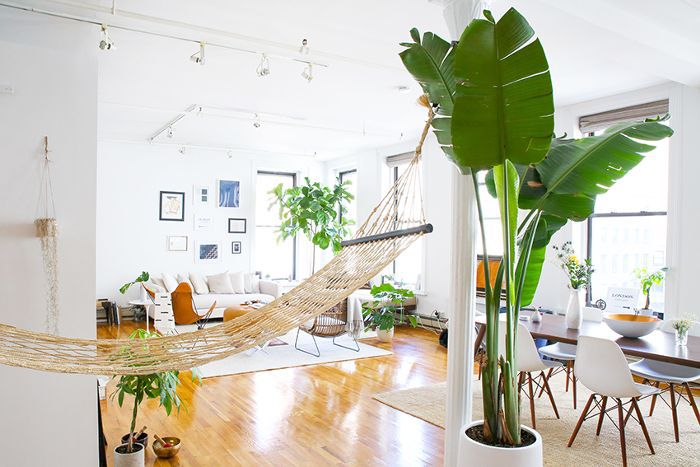 翠贝卡公寓室内吊床