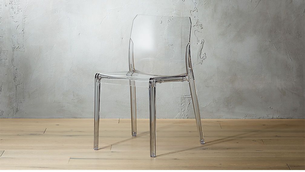 CB2 Bolla Clear餐椅