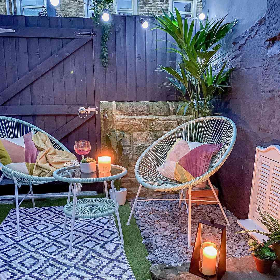 舒适的户外露台