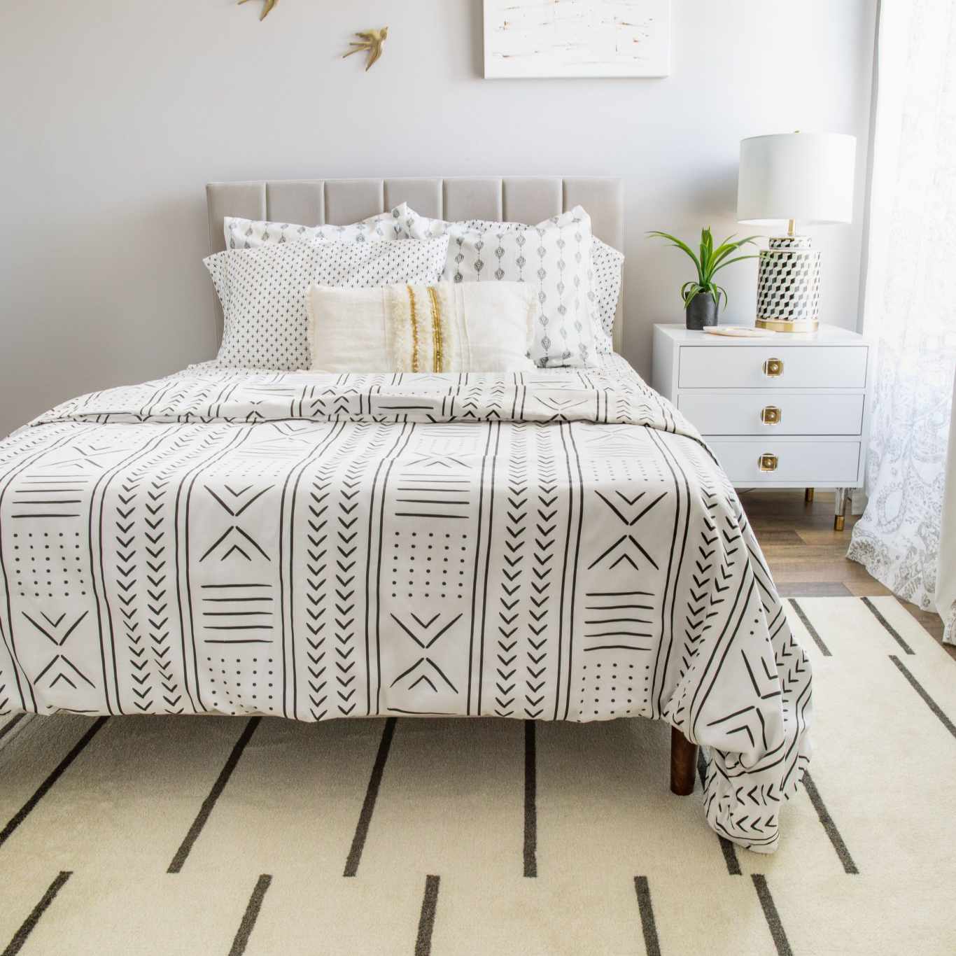 斯堪的纳维亚的华丽卧室