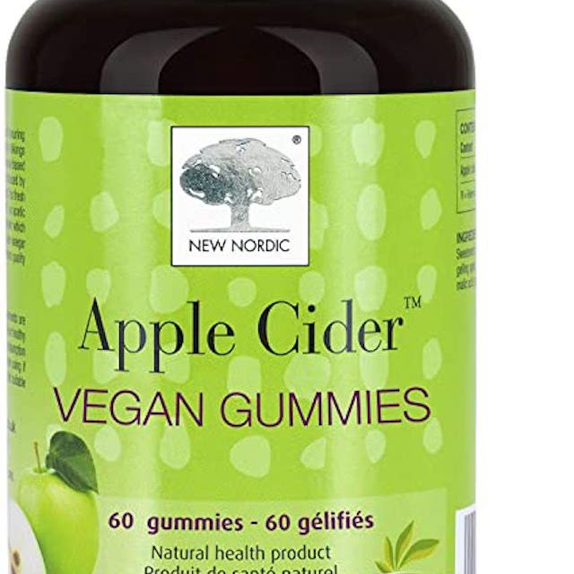 新的北欧苹果汁gummies