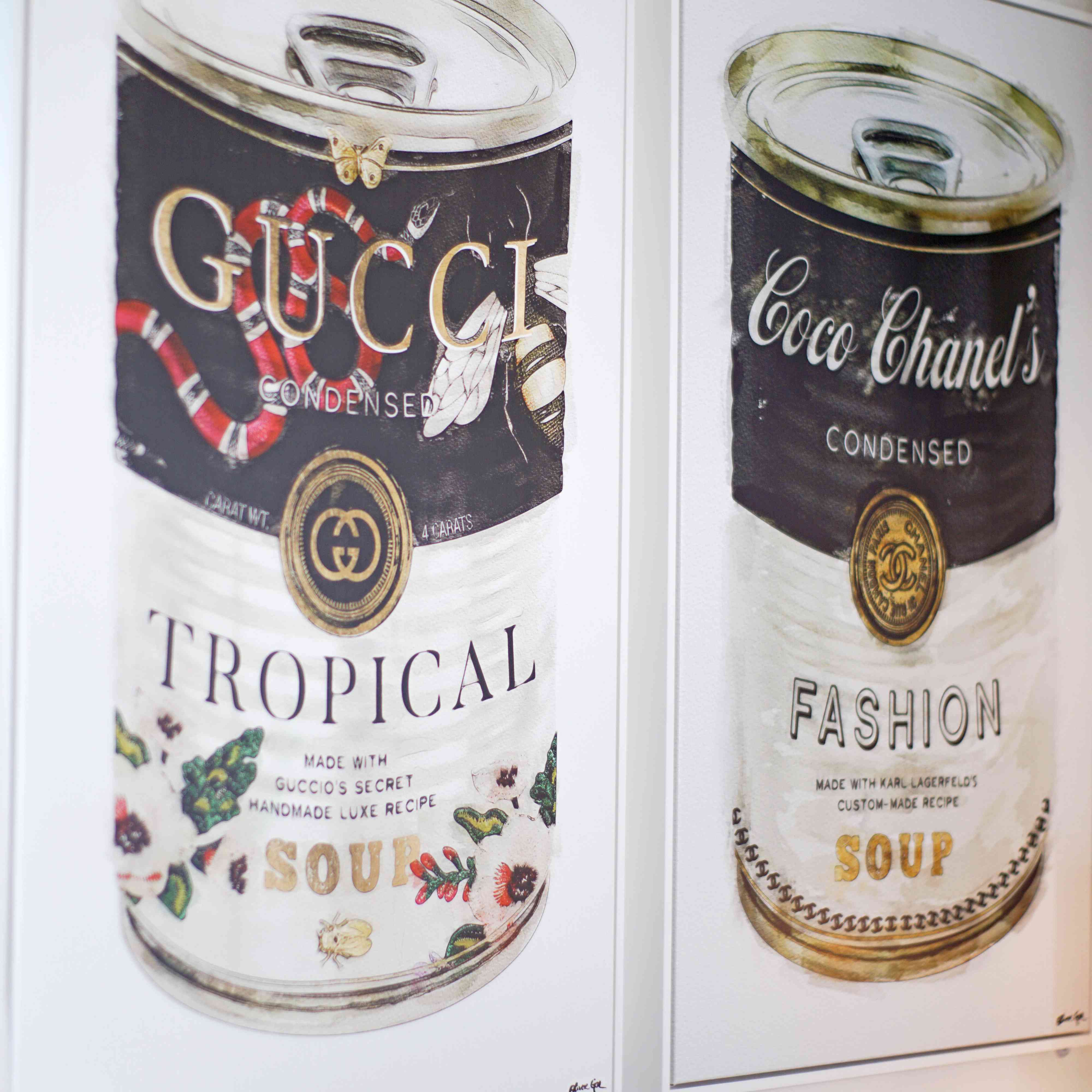 帆布画的波普艺术办公室