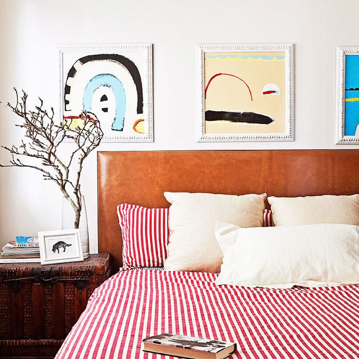 浪漫的卧室想法-抽象的艺术