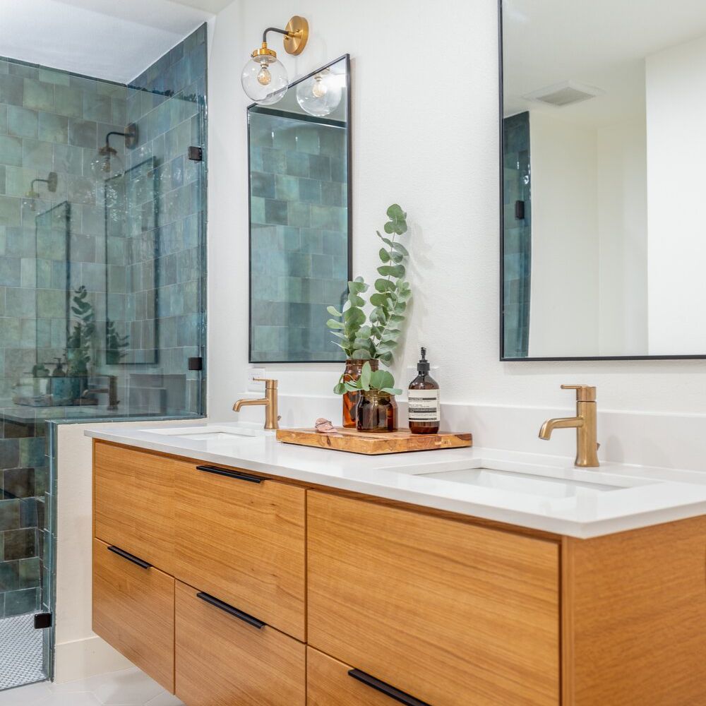 浴室台面存储屠夫块