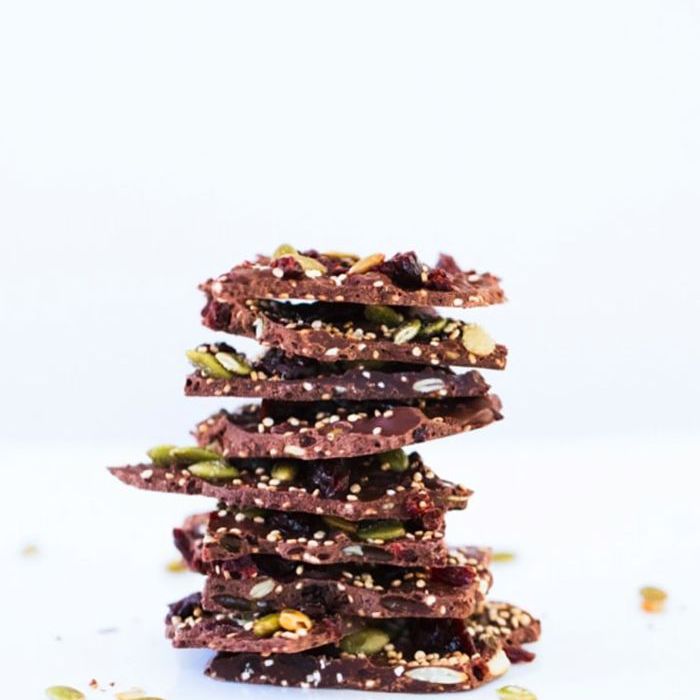 最好的南瓜子食谱——黑巧克力皮