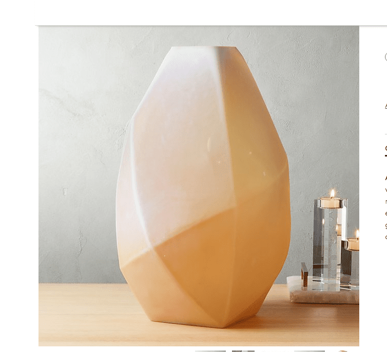 CB2看点玻璃花瓶