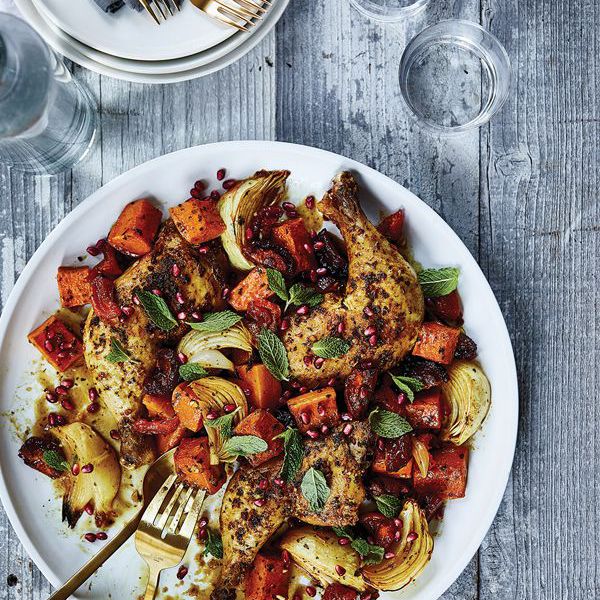 摩洛哥鸡片，潘晚餐