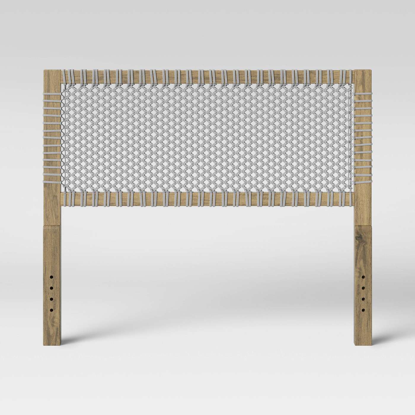 Curassow Mango Wood Macrame床头板