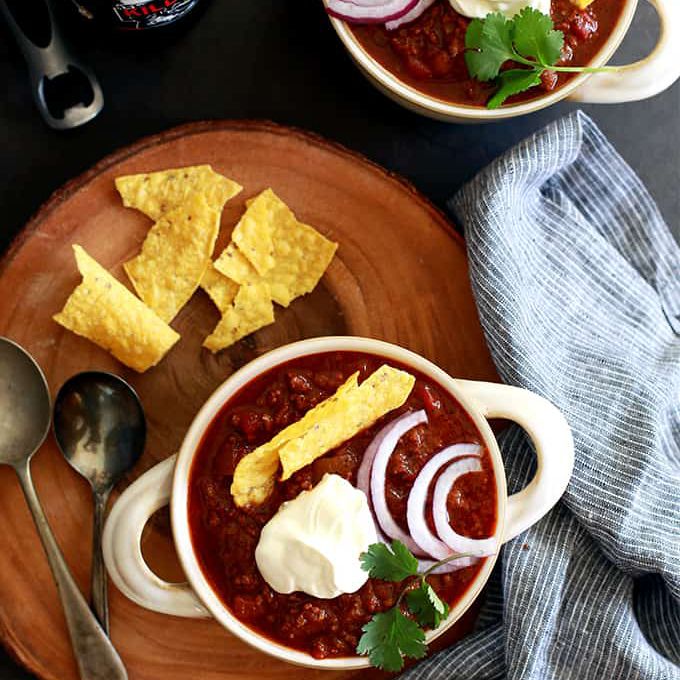 啤酒炖无豆辣椒