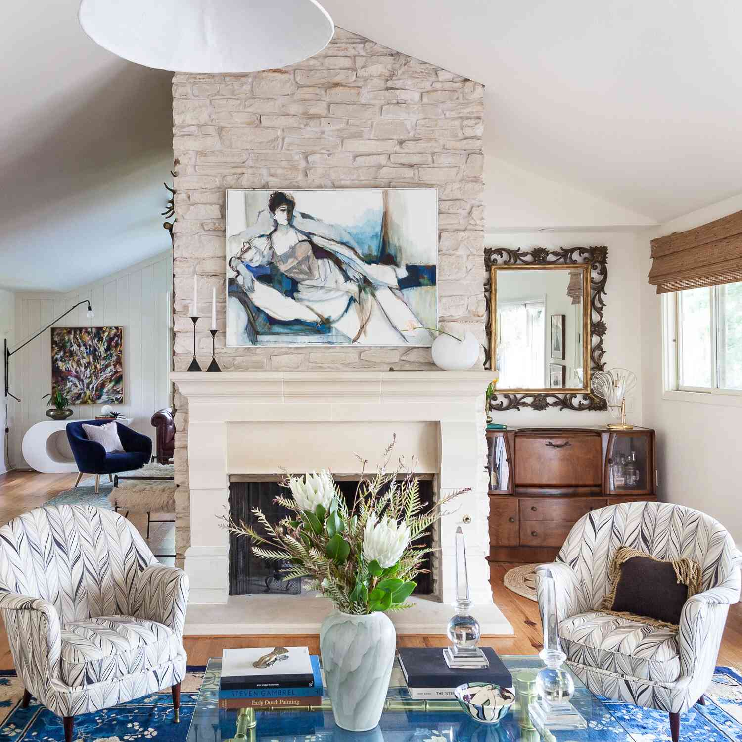 豪华艺术的正式客厅。