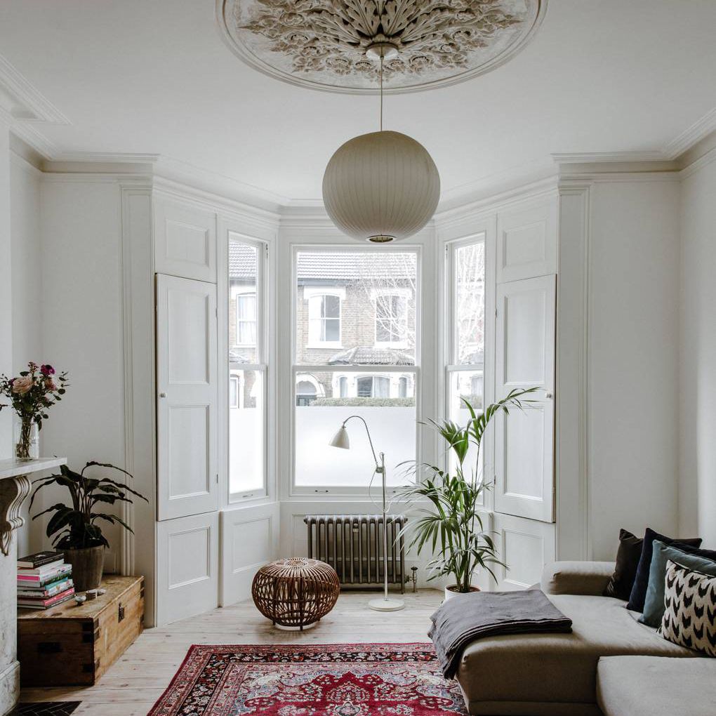 客厅的凸窗波斯地毯