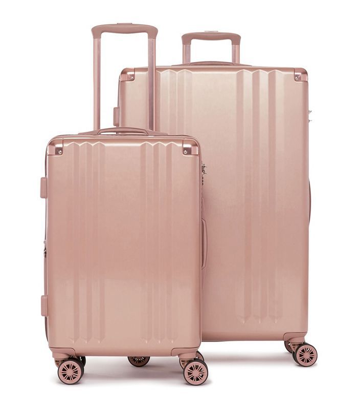 卡尔帕克安贝尔2件旋转行李设置在金属