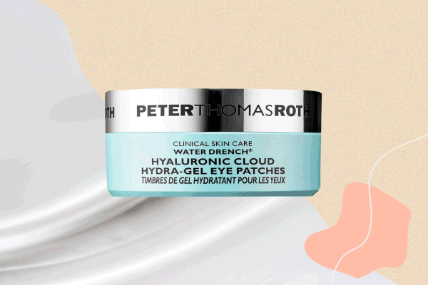 3种不同的眼霜的细纹和皱纹的GIF