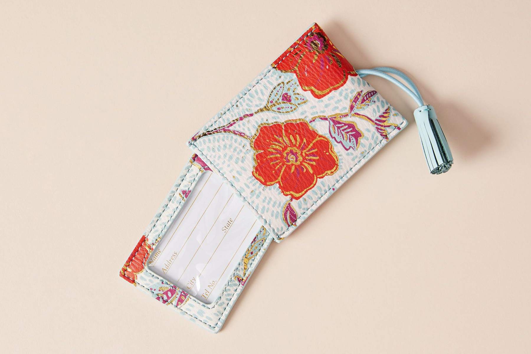 来自Anthropologie的Bright Elodie行李牌