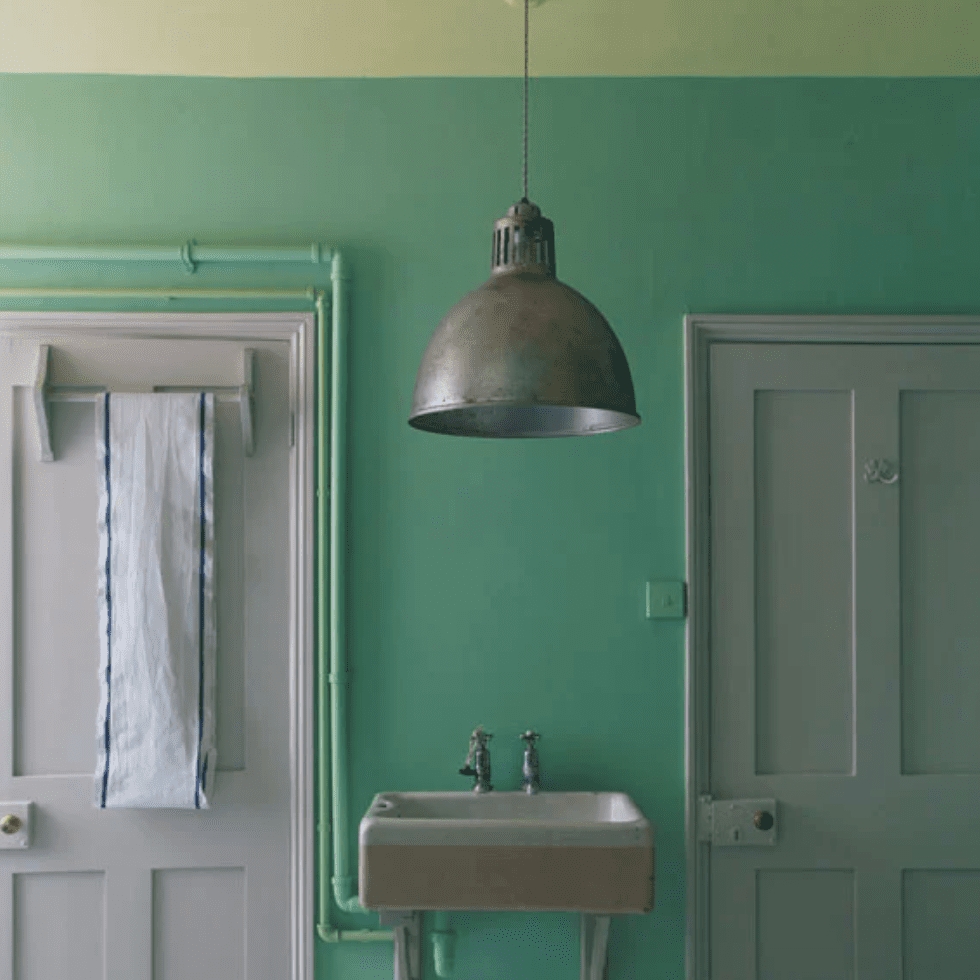 一个绿色的房间