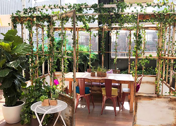 屋顶餐厅在纽约市 - 塞拉由来自Birreria