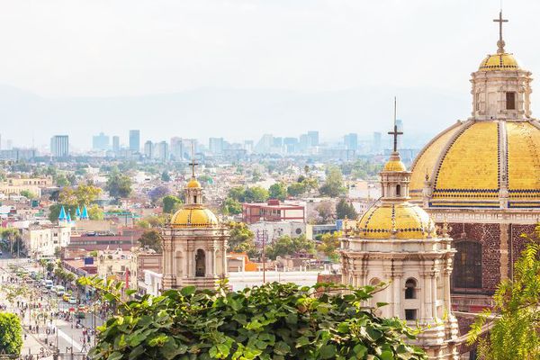 墨西哥城的天际线