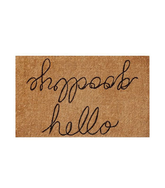 Pottery Barn的你好/再见门垫