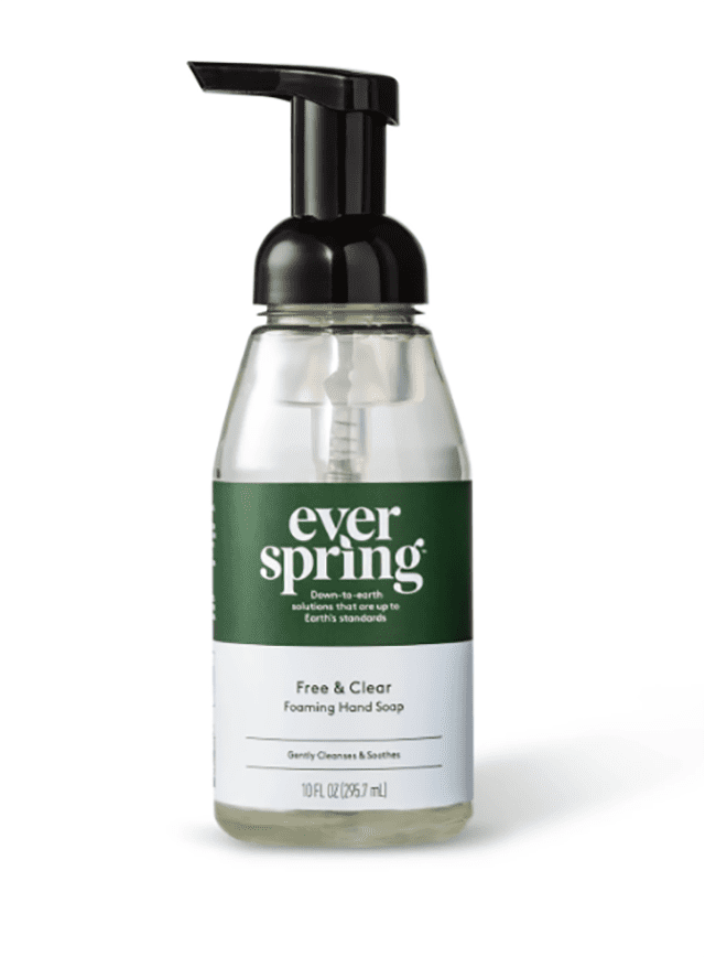 目标Everspring自由和明确的泡沫手皂