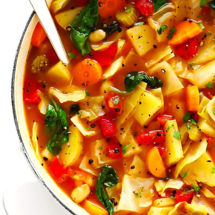 素菜白菜汤-瓦罐土豆汤