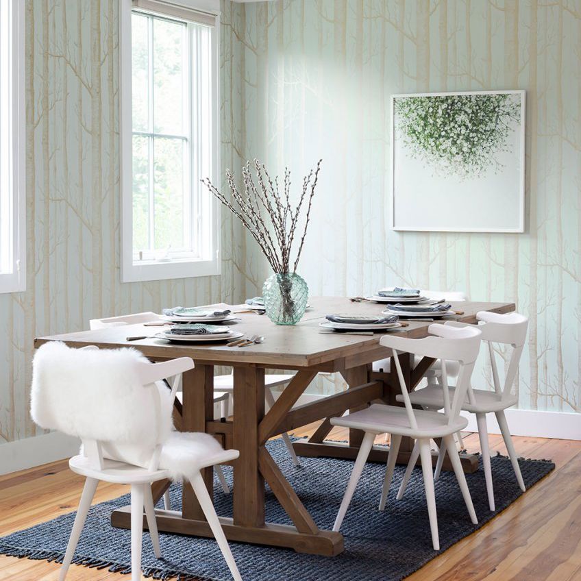 薄荷的彩色墙壁在餐厅