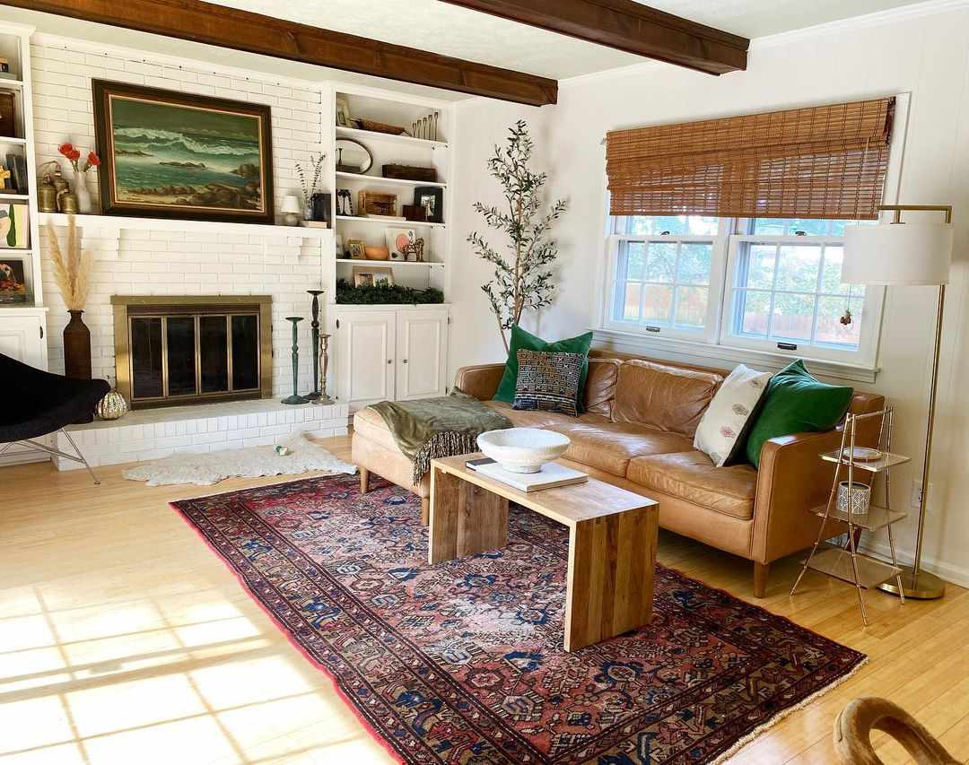 秋季装饰客厅皮革