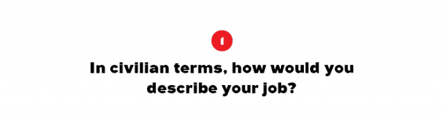 在民用方面，你如何描述你的工作?