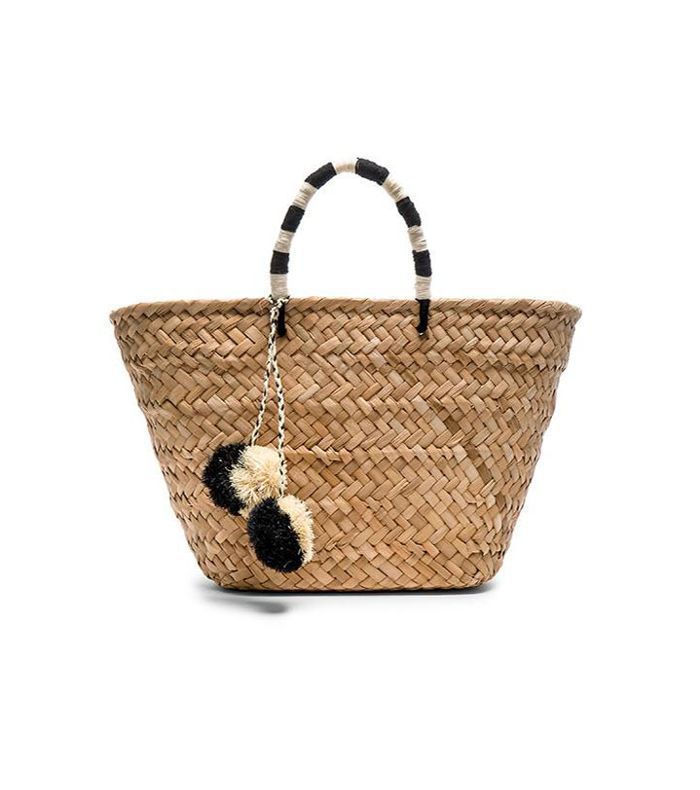 圣特罗佩手提包米色。