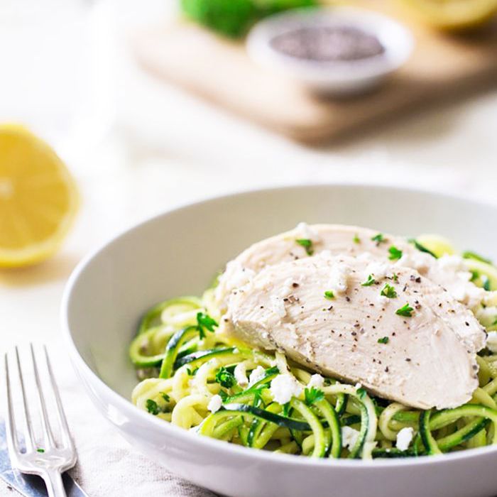 柠檬鸡西葫芦面条