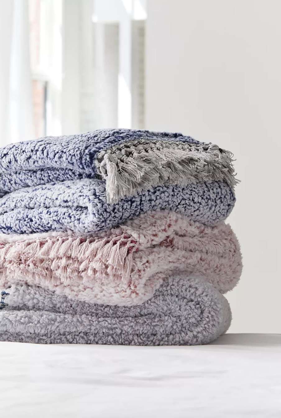 amp羊毛流苏修剪扔毯子