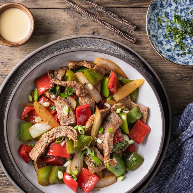 keto中国胡椒牛排食谱