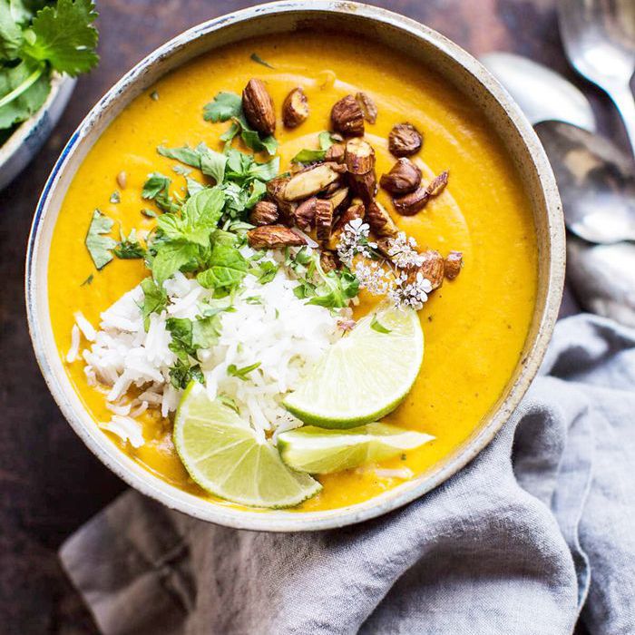 奶油胡萝卜泰甘薯汤