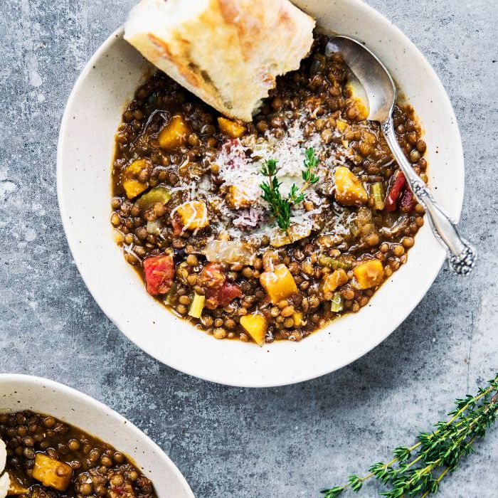 高纤维低碳水化合物食品，小扁豆