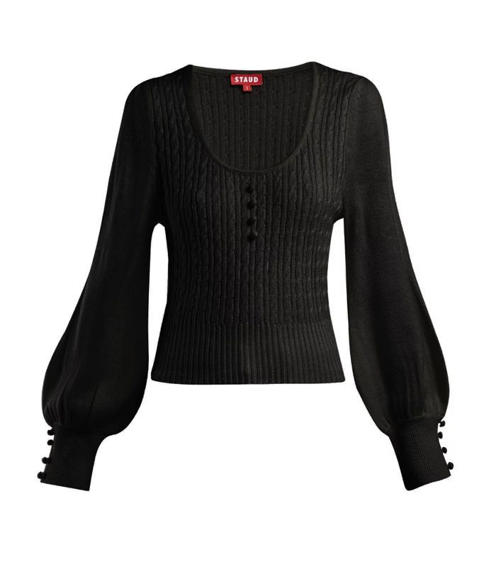 谢莉羊毛混纺毛衣