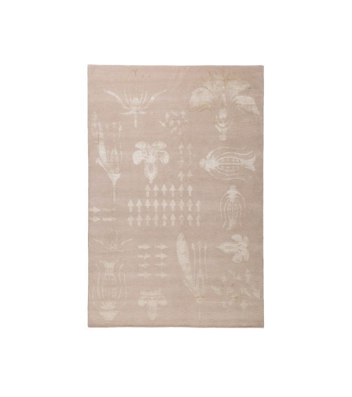 Christopher Kane X The Rug公司植物植物解剖裸体地毯