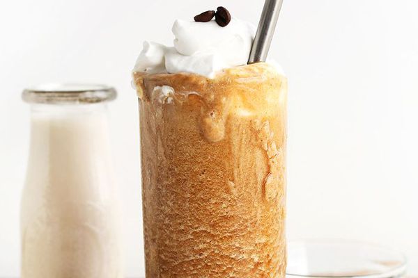 a glass of cold brew coffee