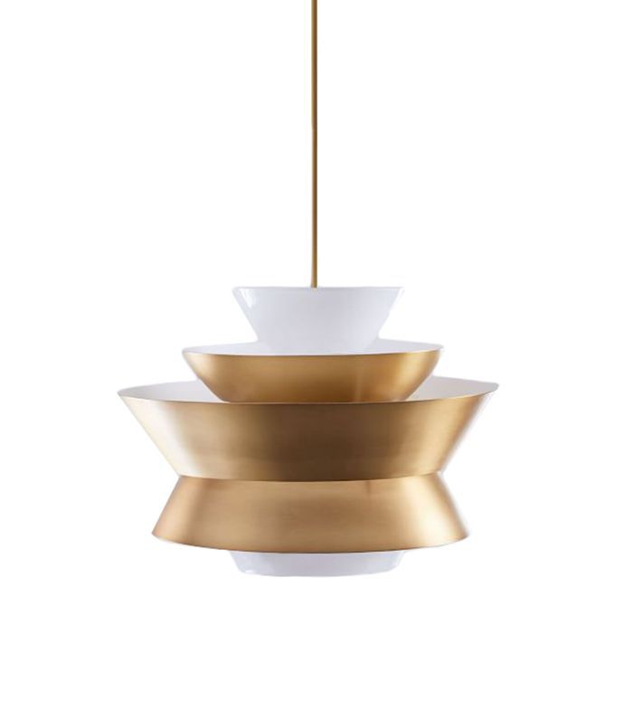 分层金属灯罩吊坠