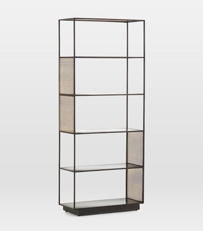 现代冲孔书架由西榆