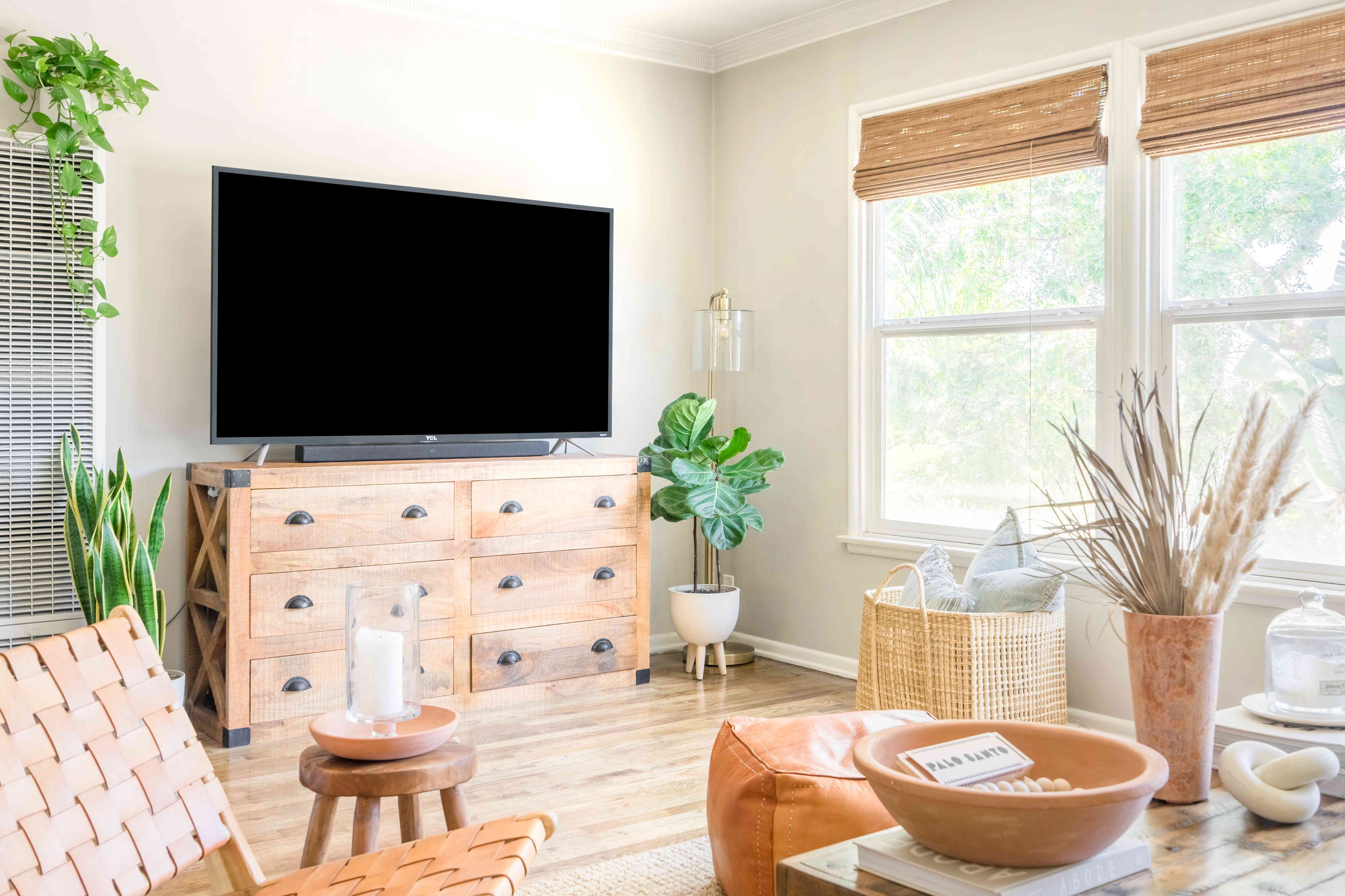 阿丽莎·阿格拉拉斯家之旅-客厅与电视