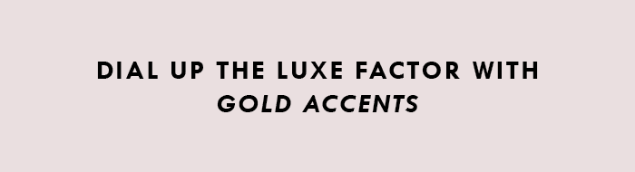 用金色调调奢华因子