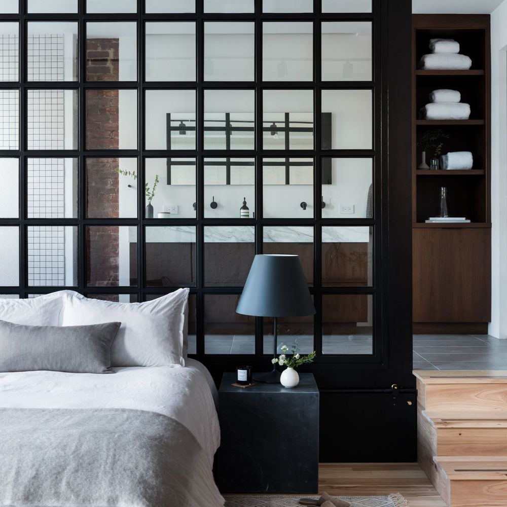 Soho阁楼的钢墙。