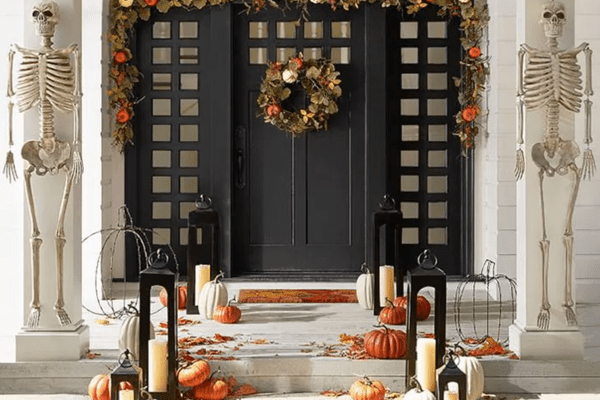 万圣节主题前门