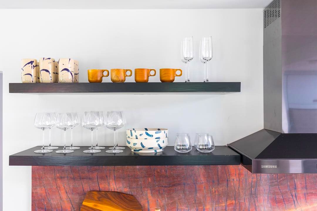 开放式货架厨房理念