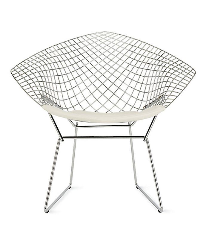 Bertoia金刚石休闲椅带座垫