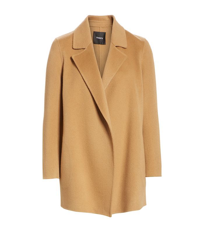 理论Clairene新的鸿沟羊毛和羊绒大衣