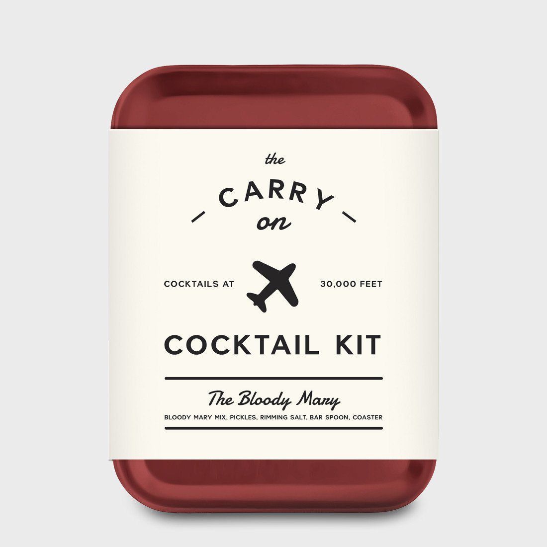 鸡尾酒试剂盒在锡。