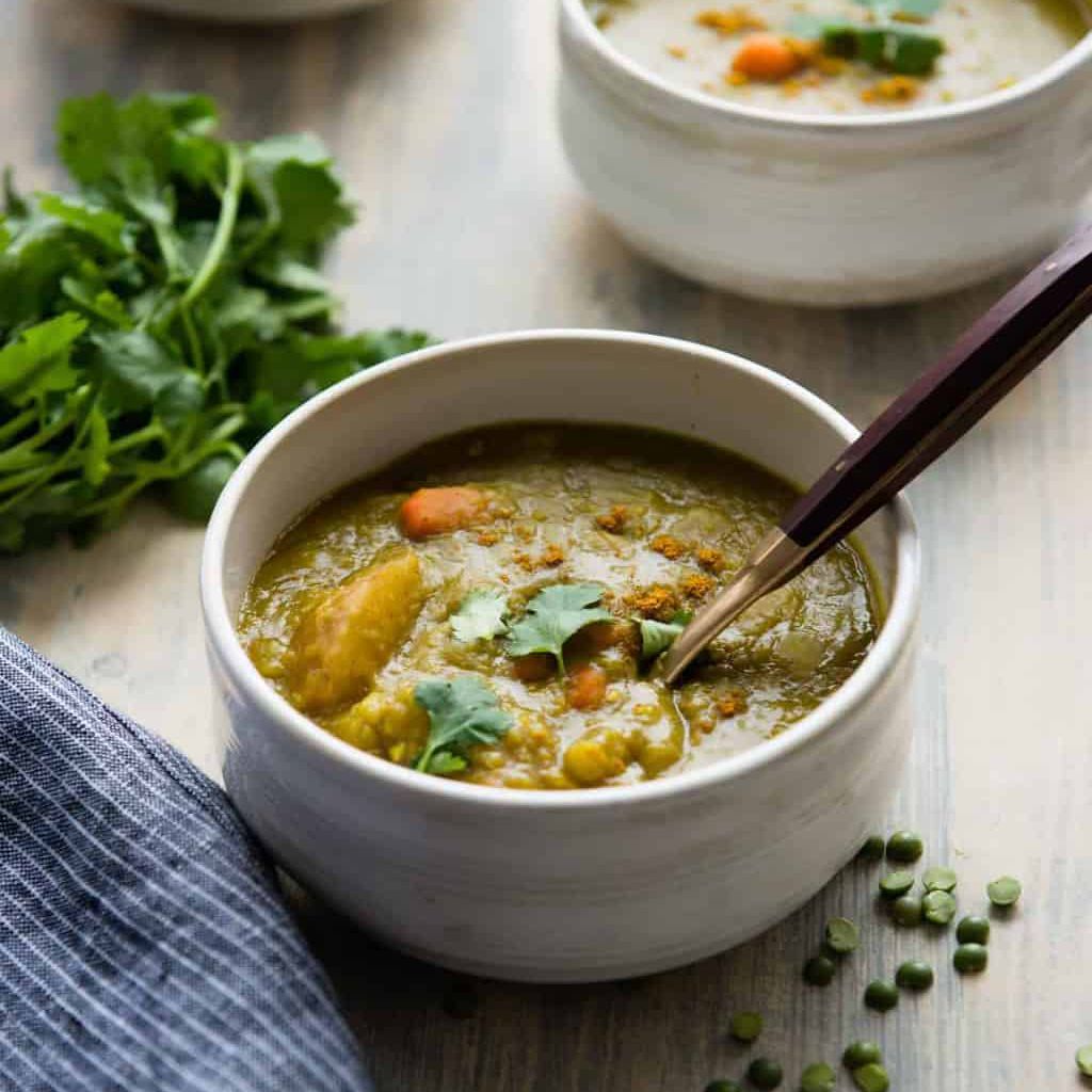 慢炖锅素食豌豆汤